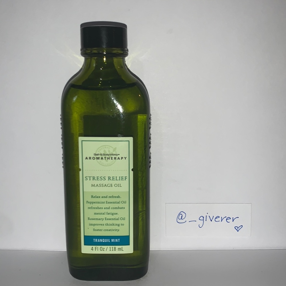 Aromatherapy Stress Relief Tranquil Mint Massage